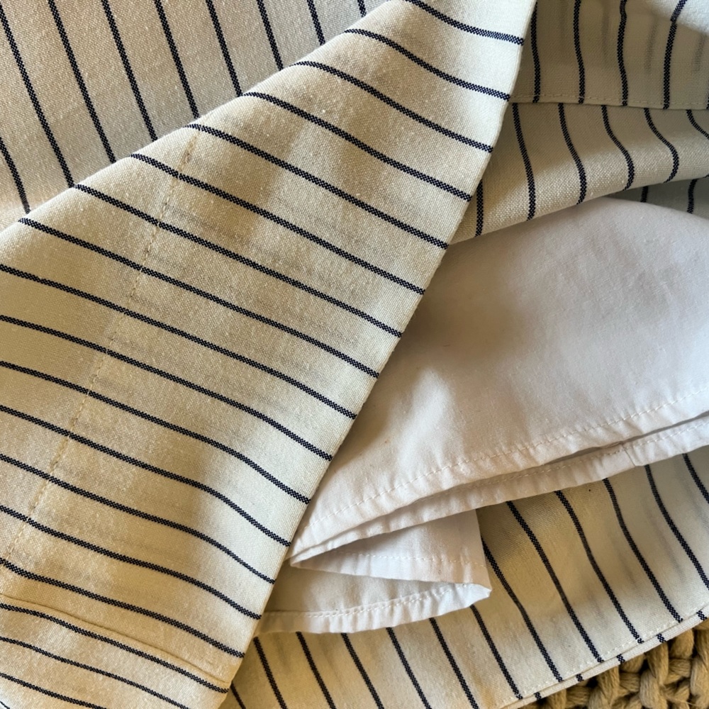 English Factory Off the Shoulder Ruffled Striped Jumpsuit - Picture 9 of 11